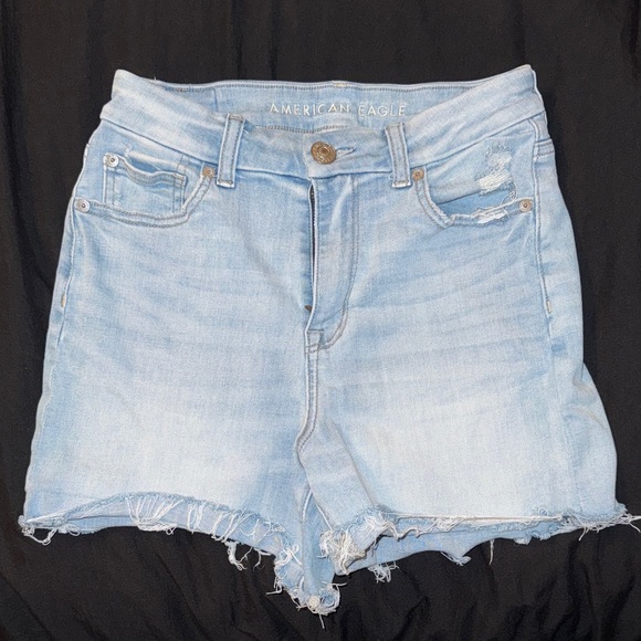 American Eagle Outfitters Sky Blue Jean Shorts - Picture 1 of 3